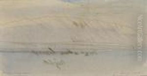 Coastline Near Cephalonia by Edward Lear