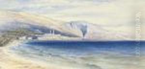 View Of Menton, France by Edward Lear