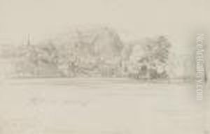 View Of Maruz Stanz, Switzerland by Edward Lear