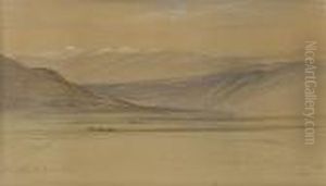 The Black Mountain, Cephalonia by Edward Lear