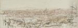 Veduta Di Alba by Edward Lear