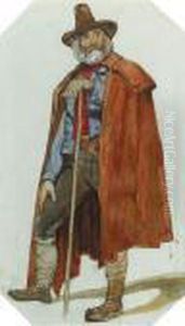 An Italian Shepherd by Edward Lear