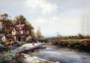 A Norfolk Stream by Noel Harry Leaver