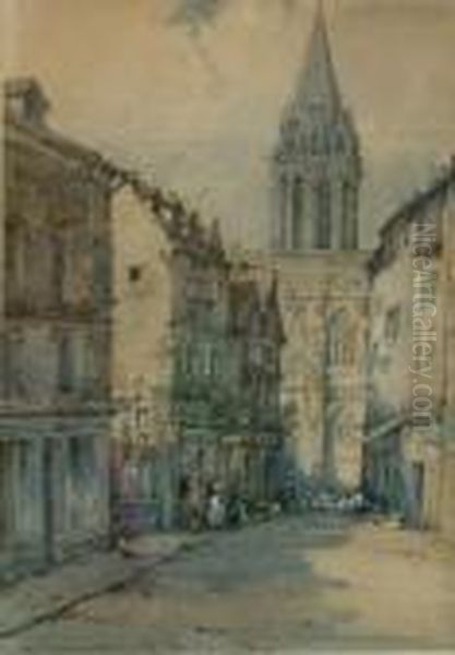 French Cathedral Town - view 1