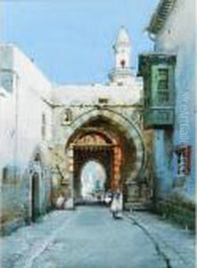 A Moorish Archway by Noel Harry Leaver