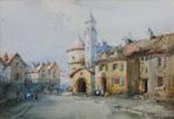 Germanic Town Scene - view 1