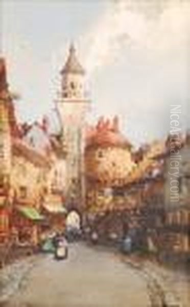 Flemish Street Scene - view 1