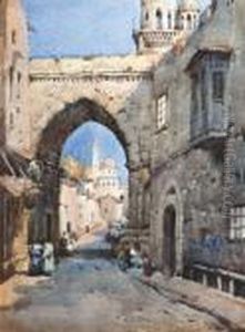 Street Scene by Noel Harry Leaver