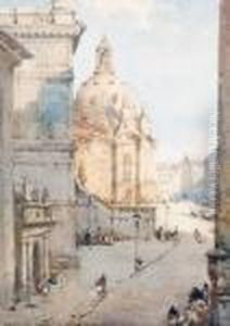 View Of A Cathedral; York Minster Seen From Exhibition Square, A Pair View Of A Cathedral; York Minster Seen From Exhibition Square, A Pair