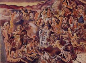 The Temptation of Saint Anthony by Jules Pascin
