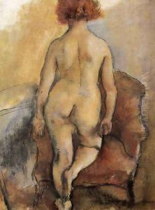Le nu de Lysis by Jules Pascin