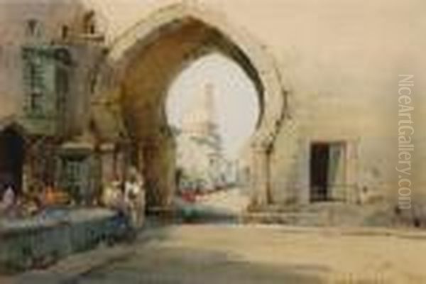 A Shaded Archway - Algiers - view 1