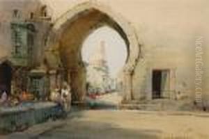 A Shaded Archway - Algiers by Noel Harry Leaver