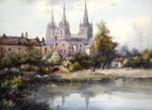 Lichfield Cathedral by Noel Harry Leaver