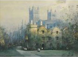 Exeter Cathedral by Noel Harry Leaver