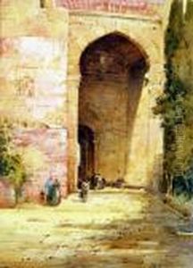 Gateway To The City, North Africa by Noel Harry Leaver