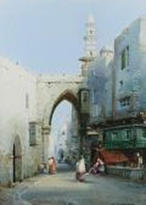 A Shady Street In Algiers