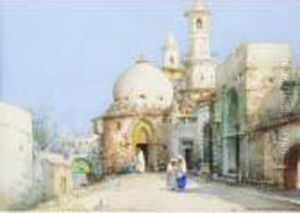 The Approach To A Mosque; The Gateway by Noel Harry Leaver