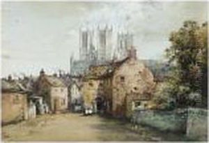 Lincoln Cathedral by Noel Harry Leaver