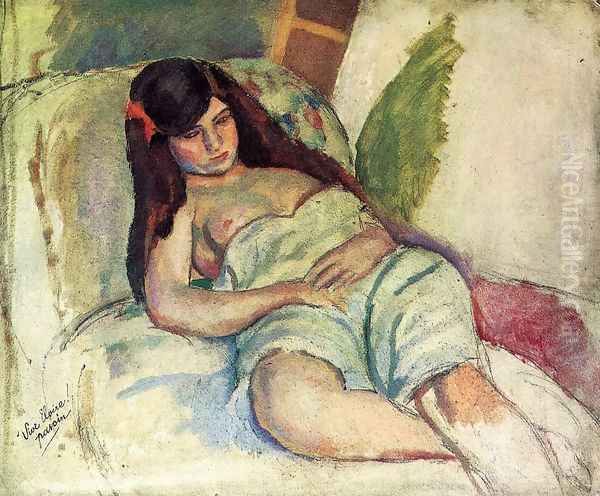 Reclining Woman - view 1