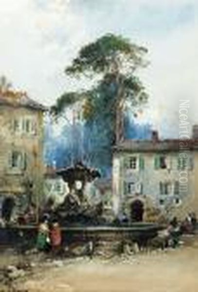 The Fountain Of Neptune, Rome - view 1