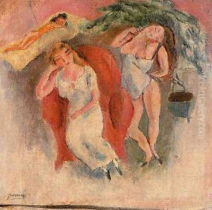 Composition with Three Women by Jules Pascin