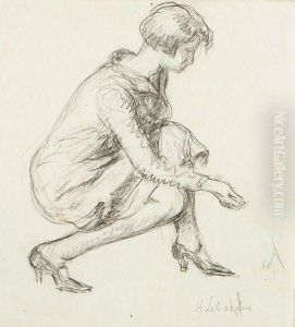 Femme Accroupie Femme Accroupie
