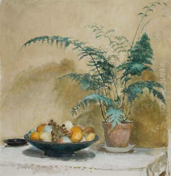 Coupe De Fruits Et Fougere - view 1