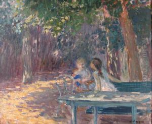 Le Jardin De Montevrain by Henri Lebasque