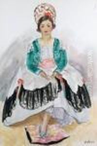 Jeune Femme A La Coiffe Orientale by Henri Lebasque