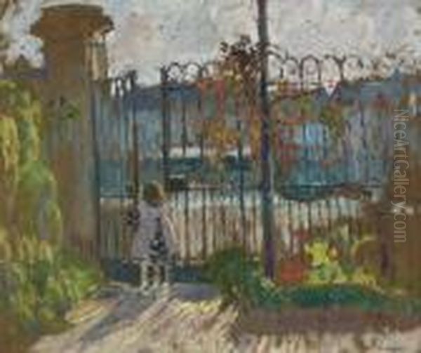 Lagny, Nono A La Grille Du Jardin - view 1