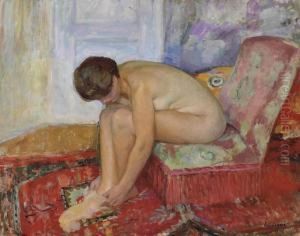 Femme Nue Assise by Henri Lebasque