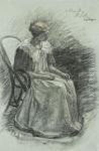 Elegante Pensive by Henri Lebasque