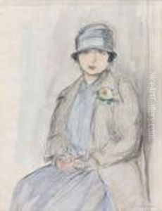 Femme Assise Au Chapeau by Henri Lebasque