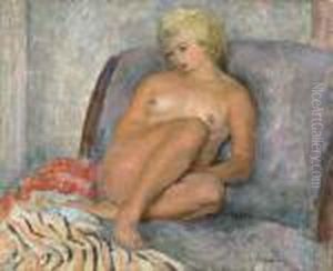 Nu Assis by Henri Lebasque