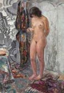 Nu Debout Au Collier by Henri Lebasque