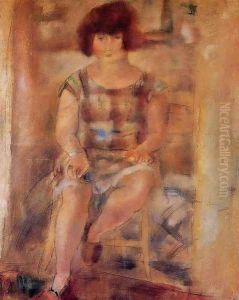 Ludy after Shampooing by Jules Pascin