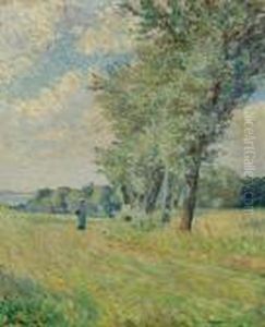 Jeune Femme Dans La Campagne by Henri Lebasque