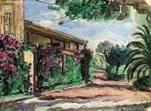 Le Jardin Au Cannet by Henri Lebasque