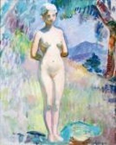 Nu A Saint-tropez by Henri Lebasque