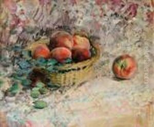 Stillleben Mit Pfirsichen by Henri Lebasque