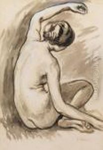 Nu Assis by Henri Lebasque