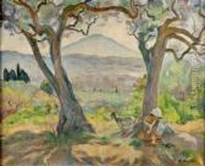 Paysage Au Cap Sicie by Henri Lebasque