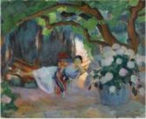 Le Pradet, Jeune Femme Au Hamac (nono)