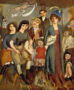 The Turkish Family by Jules Pascin