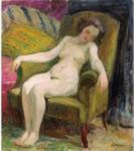 Nu Dans Un Fauteuil by Henri Lebasque