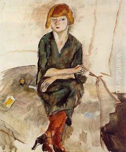 Young English Woman by Jules Pascin