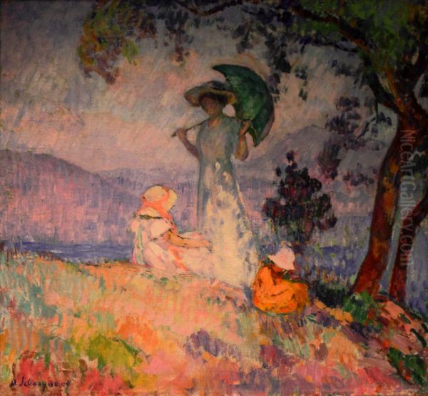 Jeune Femme A L'ombrelle - view 1