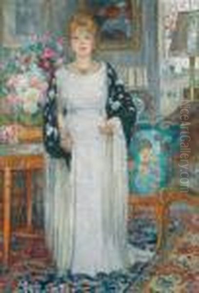 Portrait De Madame Henry Dans Son Interieur - view 1