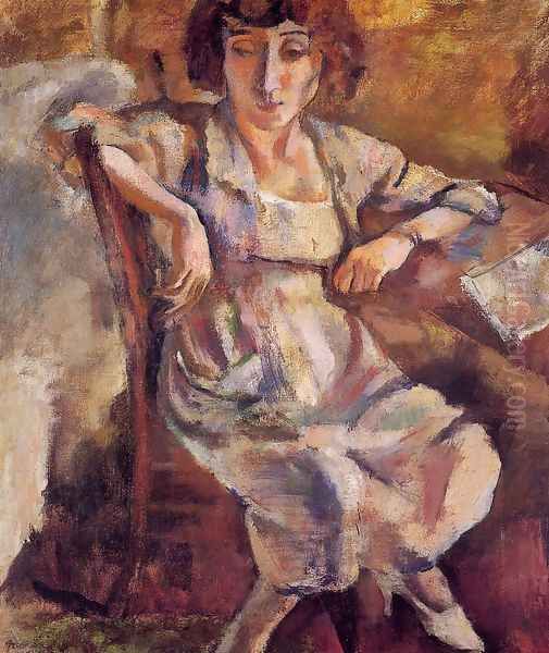 Hermine on a Chair - view 1